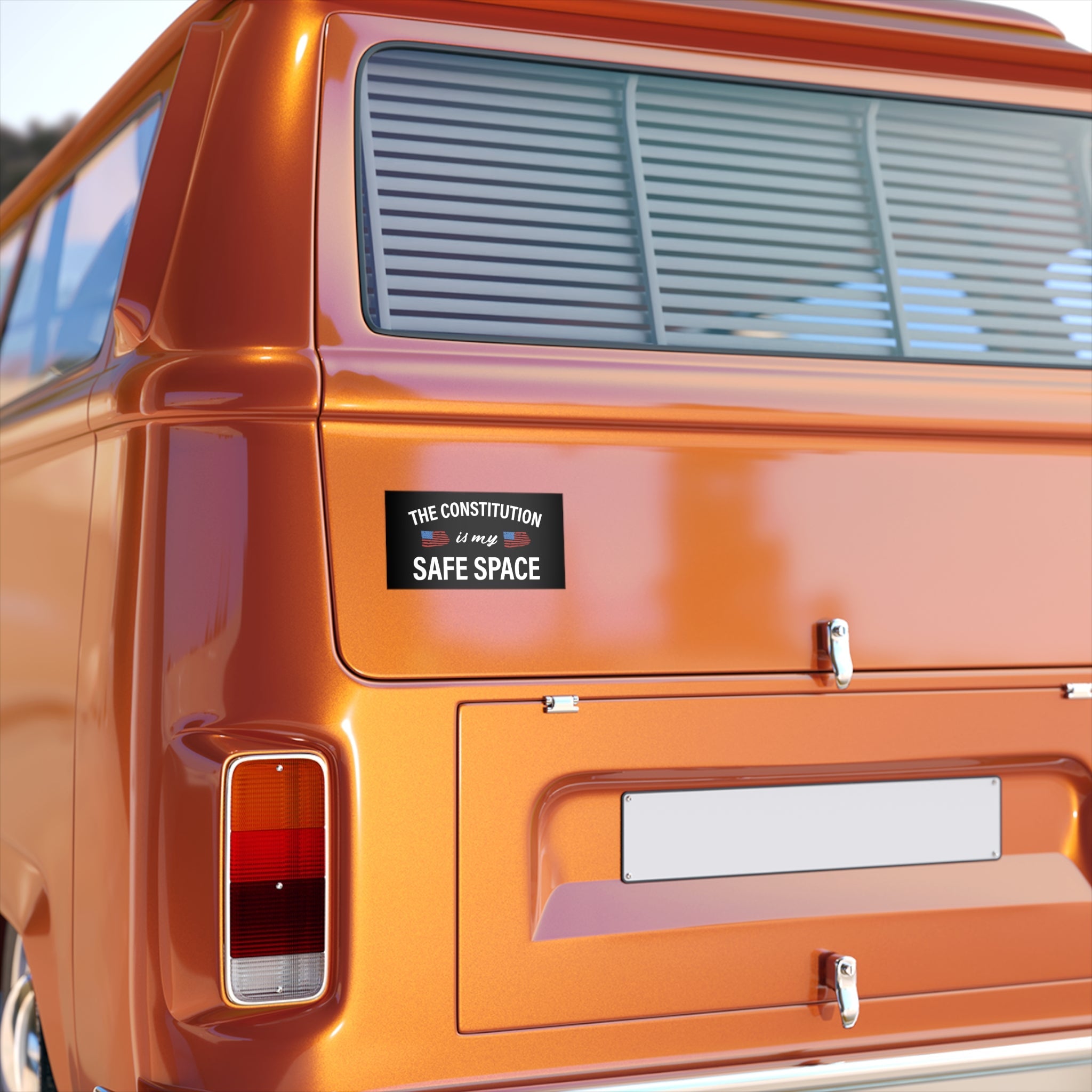 The Constitution Is My Safe Space Bumper Sticker - PatriotDepot.com