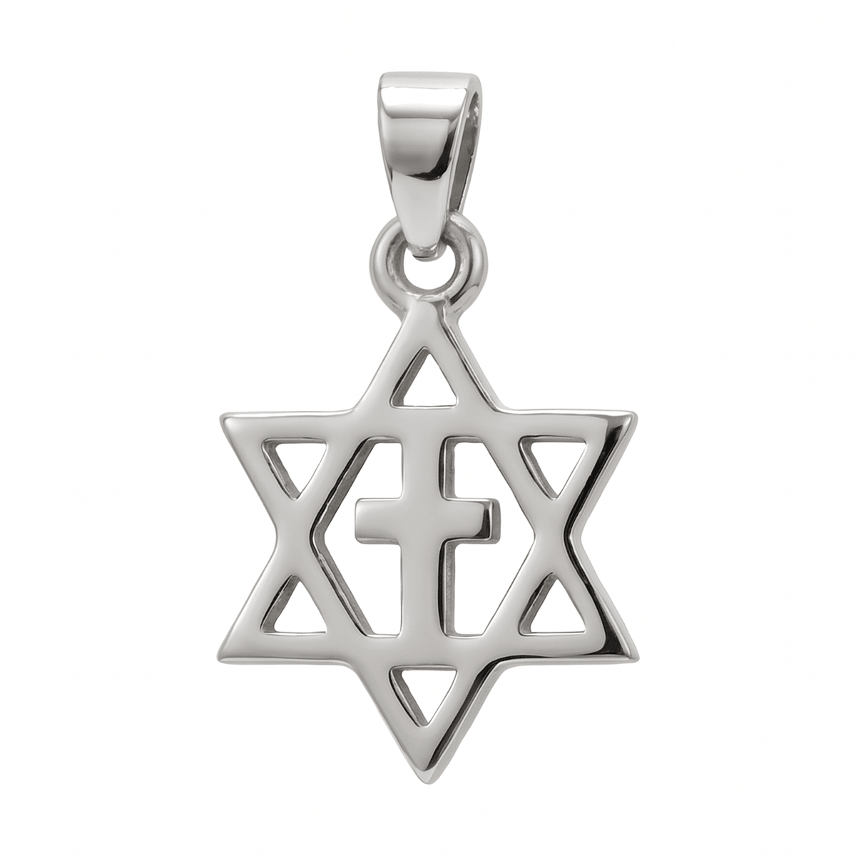 The Covenant Pendant | Star of David & Cross - PatriotDepot.com