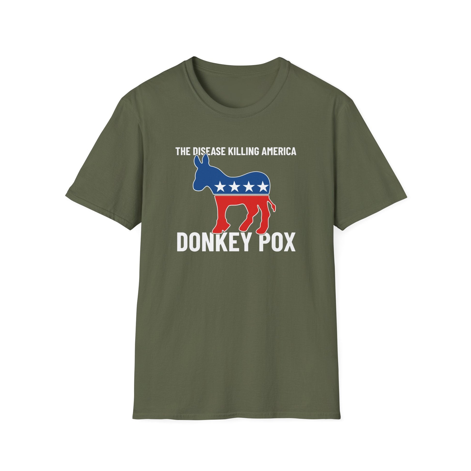 The Disease Killing America: Donkey Pox Unisex T-Shirt - PatriotDepot.com