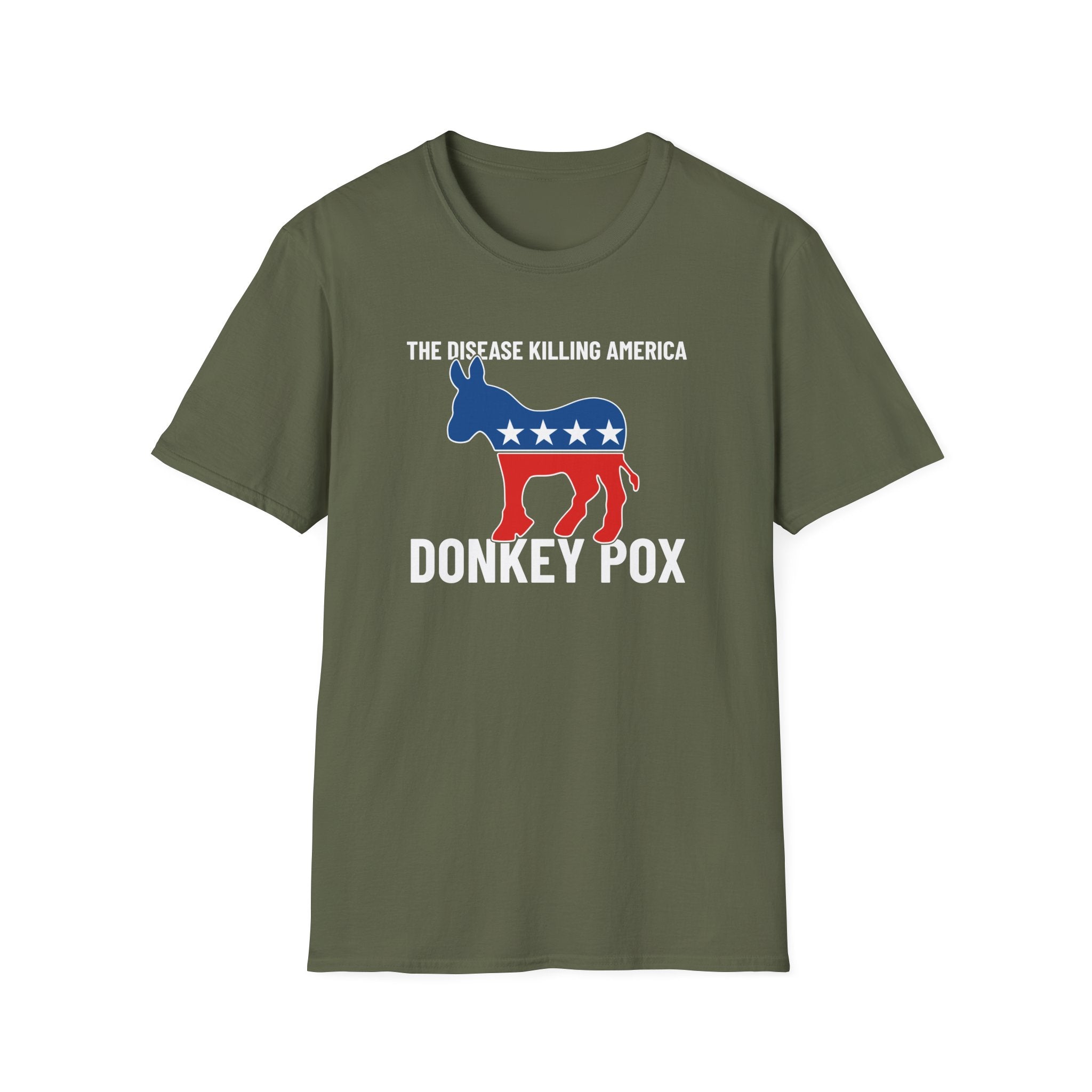 The Disease Killing America: Donkey Pox Unisex T-Shirt - PatriotDepot.com