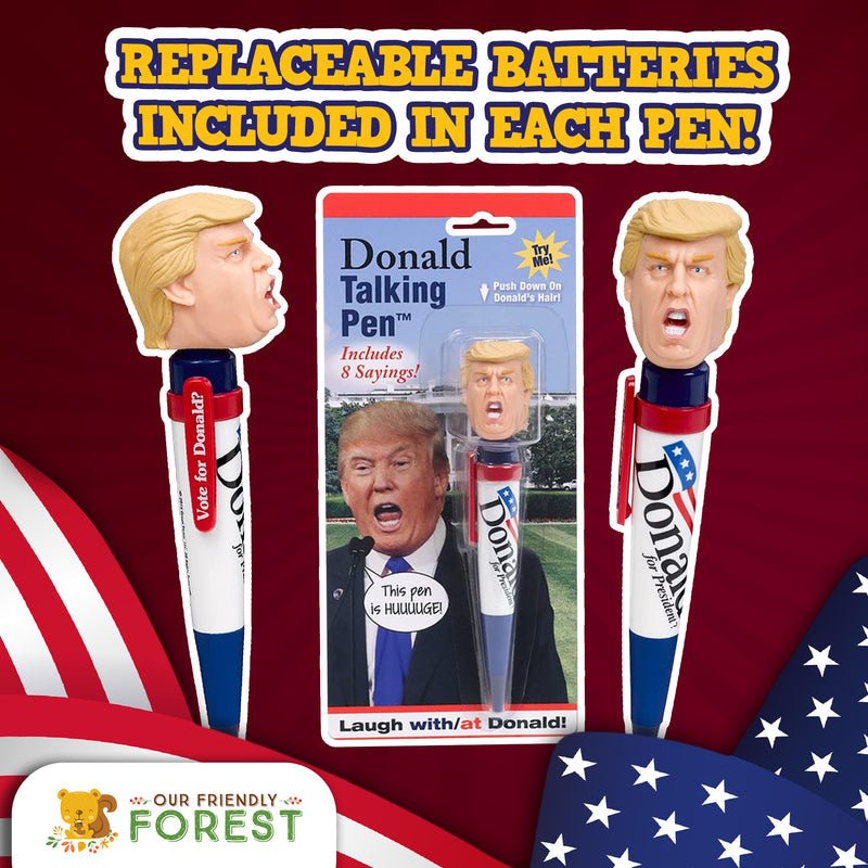 Trump Rally Pen The Donald Trump Talking Pen – Writes Freedom, Speaks Victory ...