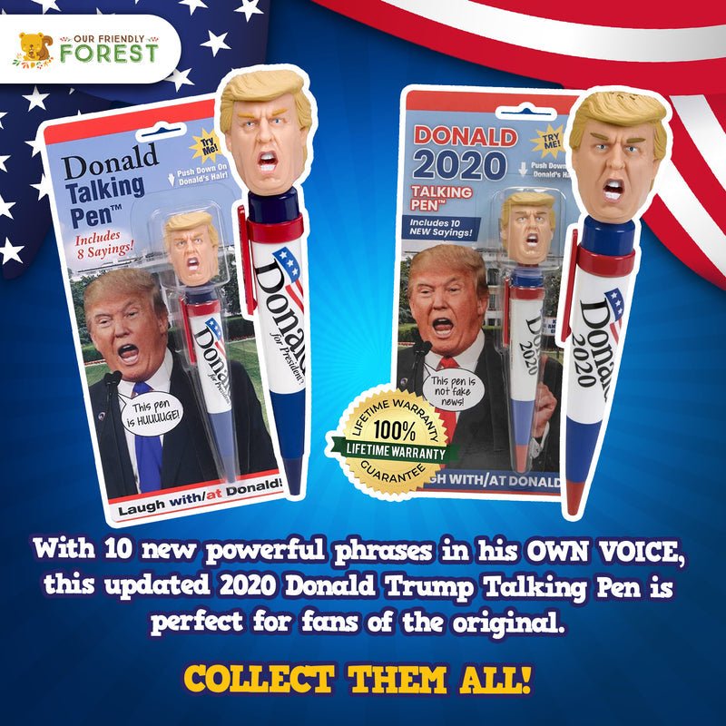 The Donald Trump Talking Pen – Writes Freedom, Speaks Victory - PatriotDepot.com