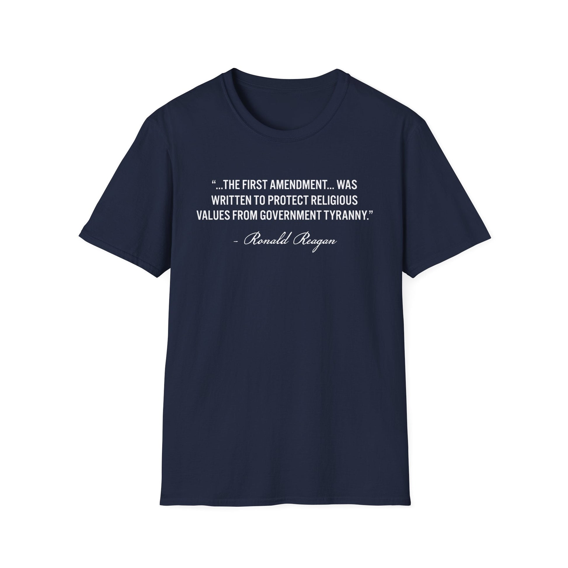 "The First Amendment Was Written To Protect Religious Values" Unisex T-Shirt - PatriotDepot.com