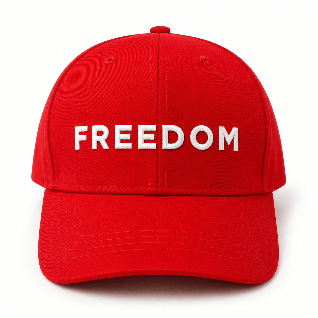The FREEDOM Charlie Kirk Commemorative Embroidered Hat – Red - PatriotDepot.com