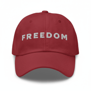 The FREEDOM Charlie Kirk Commemorative Embroidered Hat – Red - PatriotDepot.com