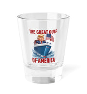 The Great Gulf of America Trump Custom Shot Glass - PatriotDepot.com