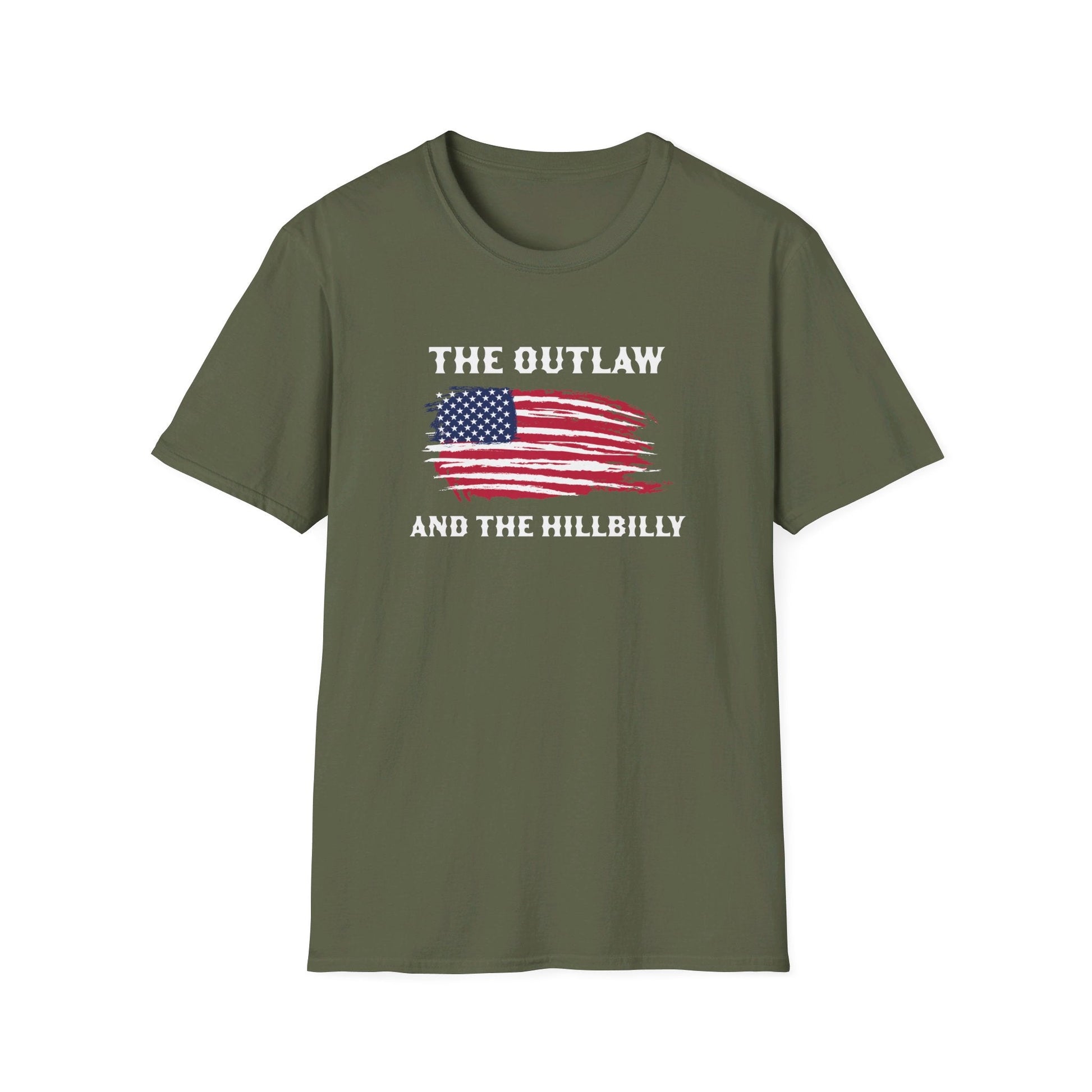 The Outlaw and The Hillbilly T-Shirt - PatriotDepot.com