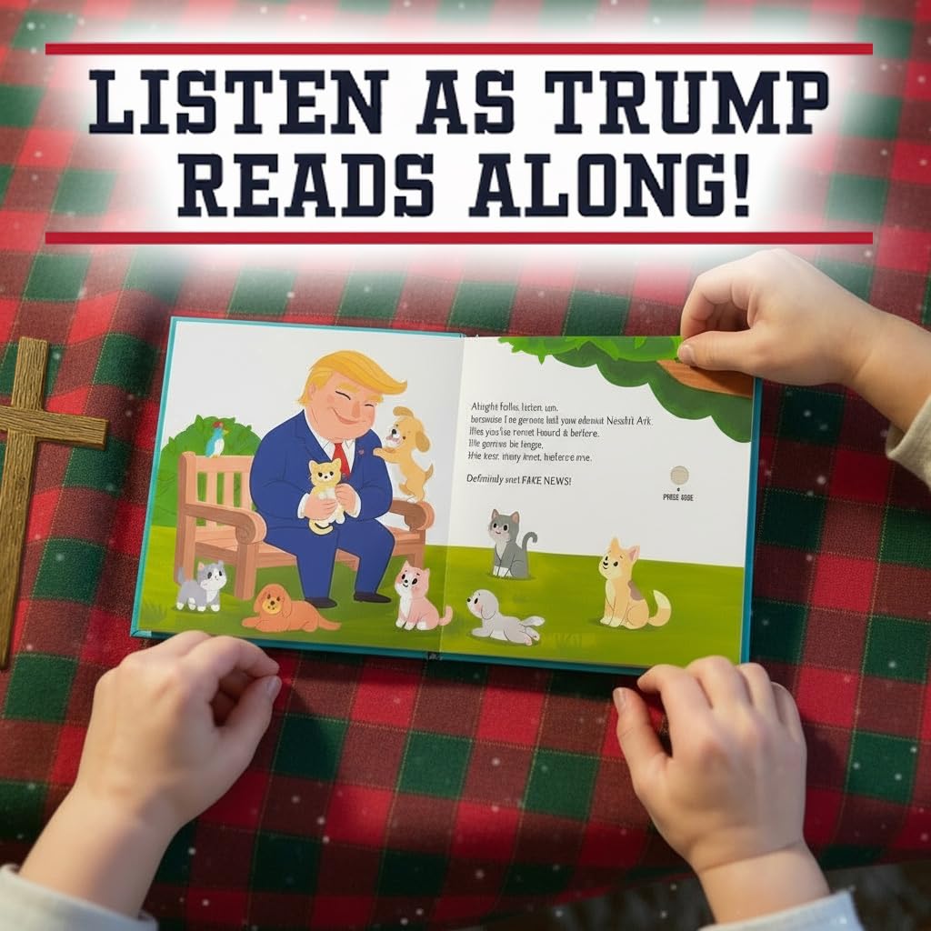 The President’s Bible: Noah’s Ark Talking Book (Hardcover Interactive Edition) - PatriotDepot.com