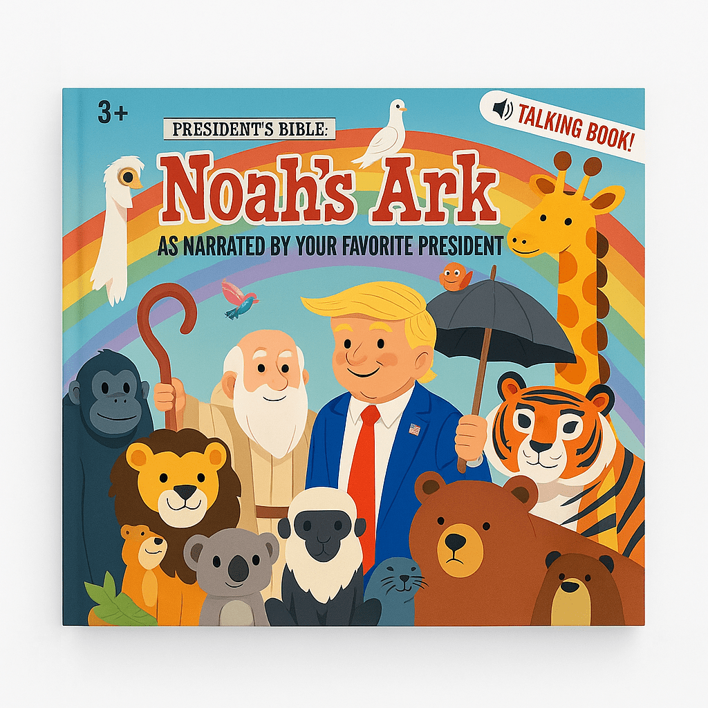 The President’s Bible: Noah’s Ark Talking Book (Hardcover Interactive Edition) - PatriotDepot.com