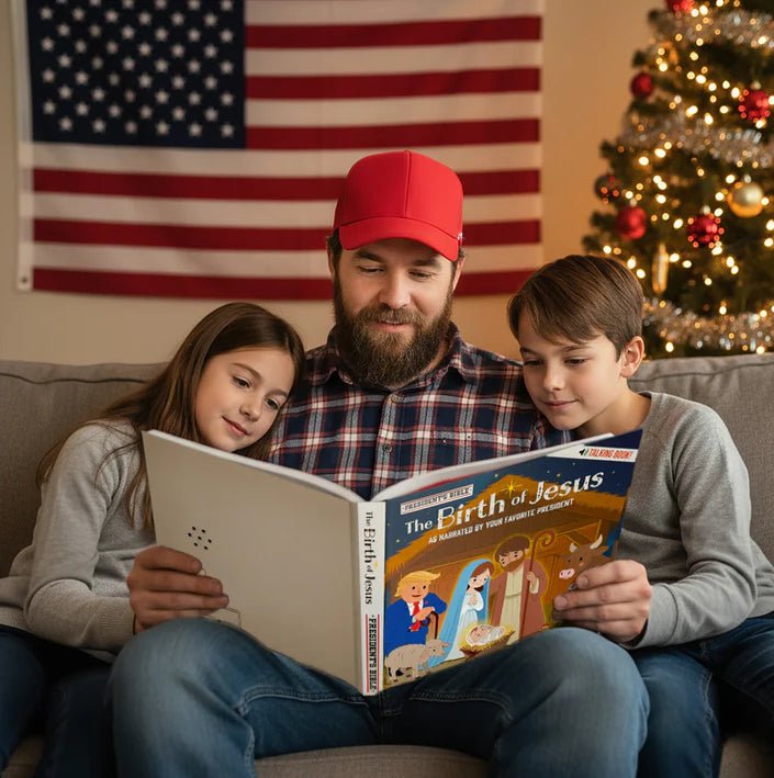 The President’s Bible: The Birth of Jesus Talking Book (Hardcover Interactive Edition) - PatriotDepot.com