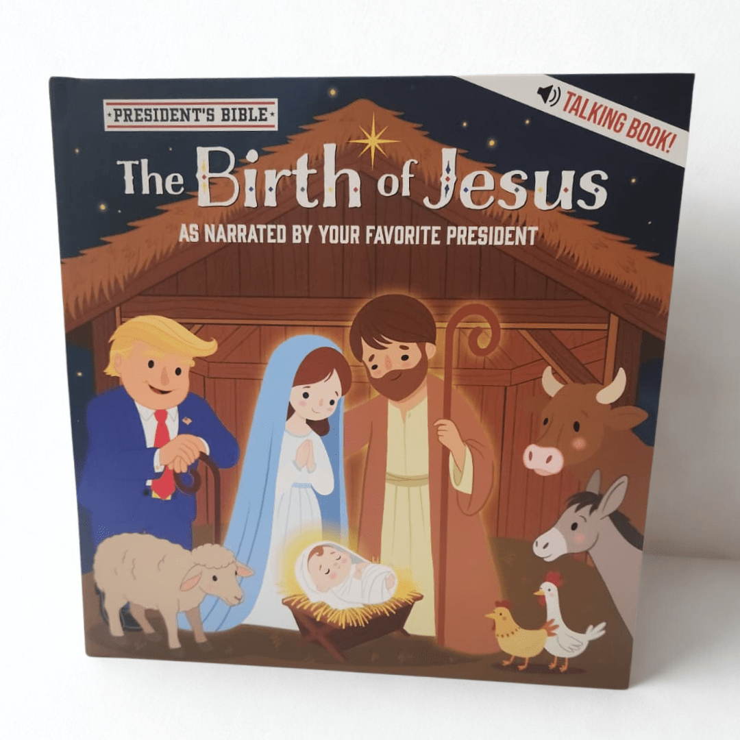 The President’s Bible: The Birth of Jesus Talking Book (Hardcover Interactive Edition) - PatriotDepot.com
