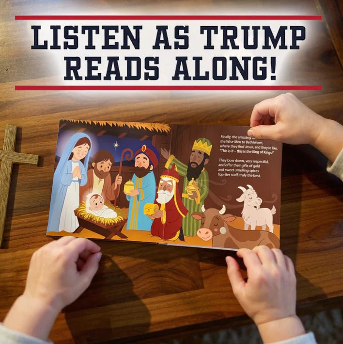 The President’s Bible: The Birth of Jesus Talking Book (Hardcover Interactive Edition) - PatriotDepot.com