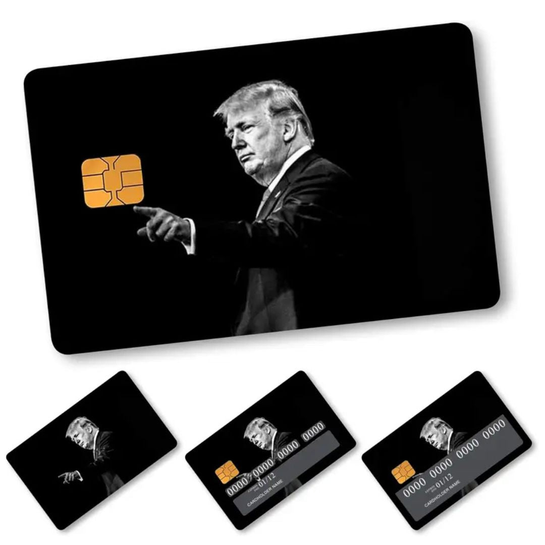 The Real Donald J. Trump Debit/Credit Card Sticker (4 Pack) - PatriotDepot.com