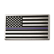 Thin Blue Line Flag Lapel Pin - PatriotDepot.com