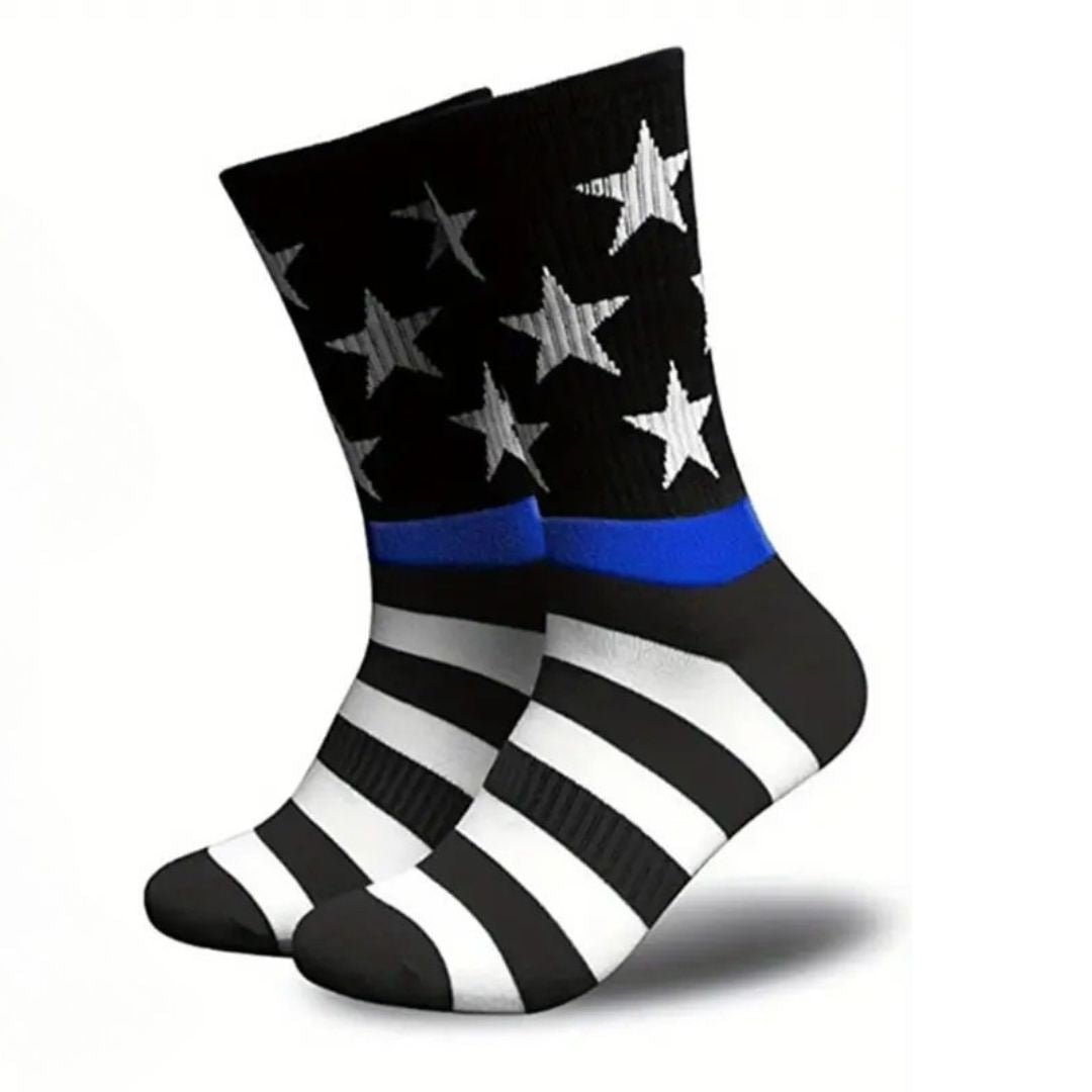 Thin Blue Line Socks - PatriotDepot.com