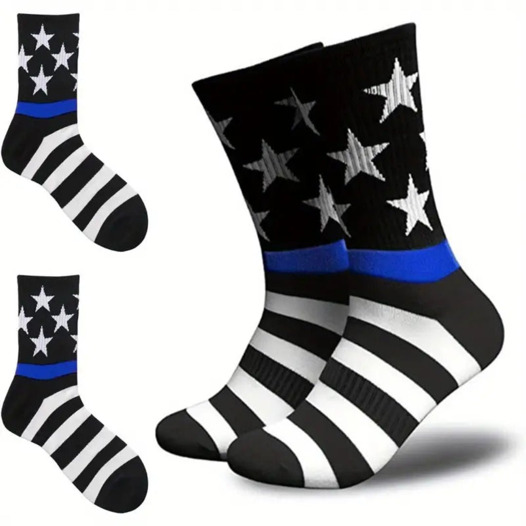 Thin Blue Line Socks - PatriotDepot.com
