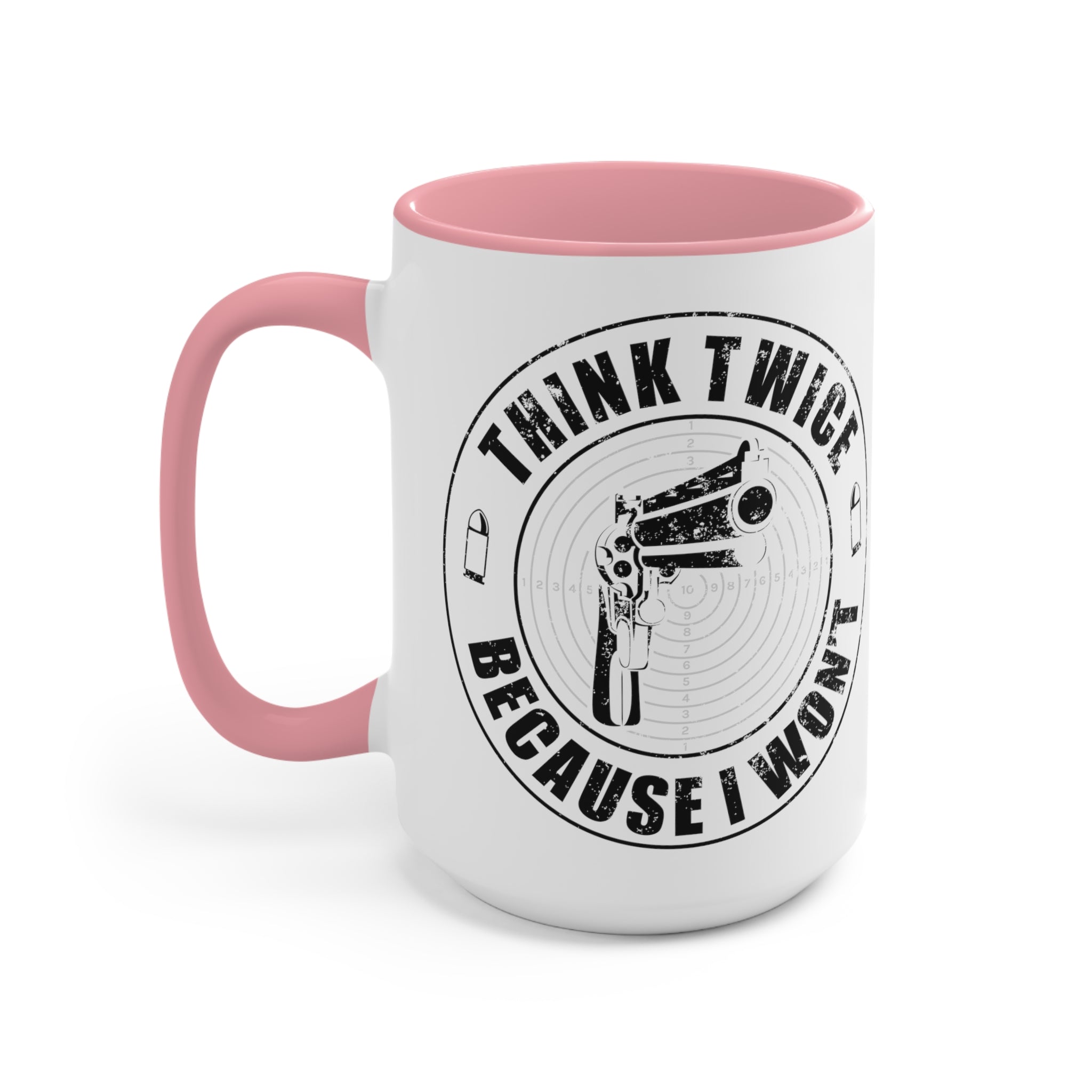 Think Twice Mug (2 sizes, 3 colors) - PatriotDepot.com