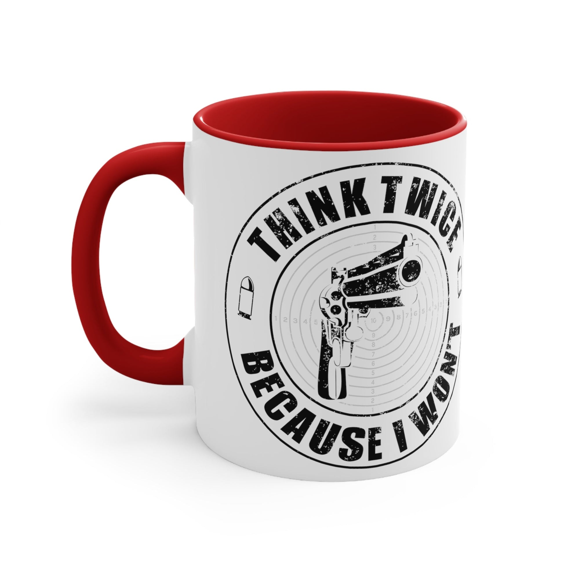 Think Twice Mug (2 sizes, 3 colors) - PatriotDepot.com