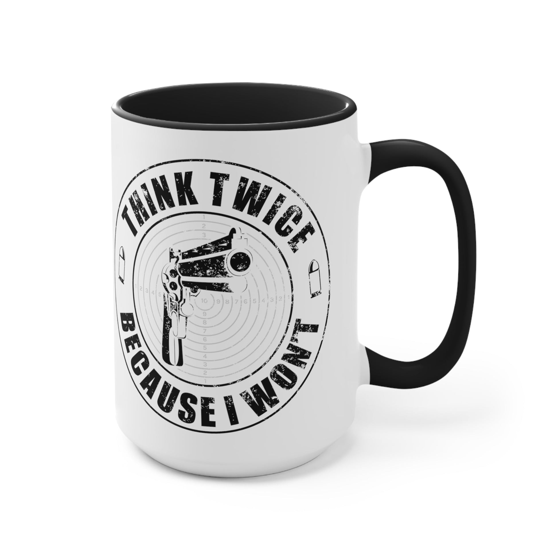 Think Twice Mug (2 sizes, 3 colors) - PatriotDepot.com