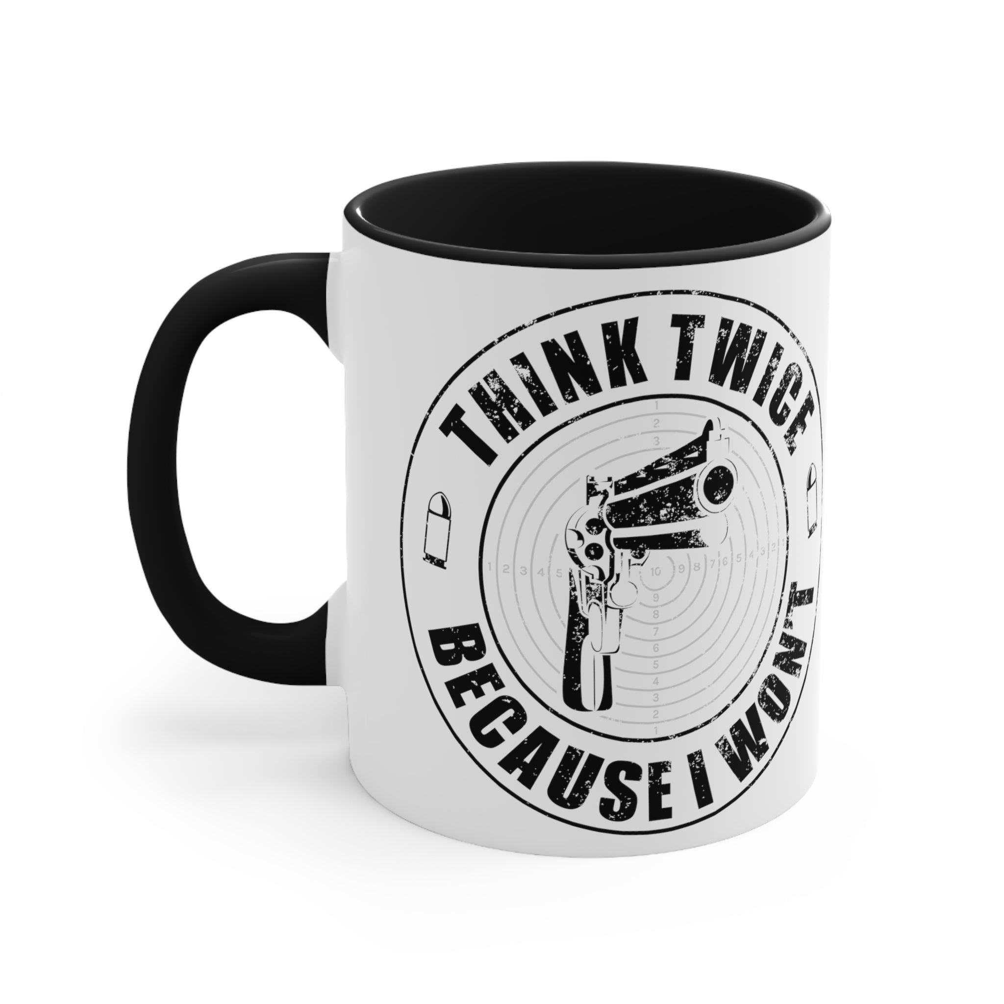 Think Twice Mug (2 sizes, 3 colors) - PatriotDepot.com