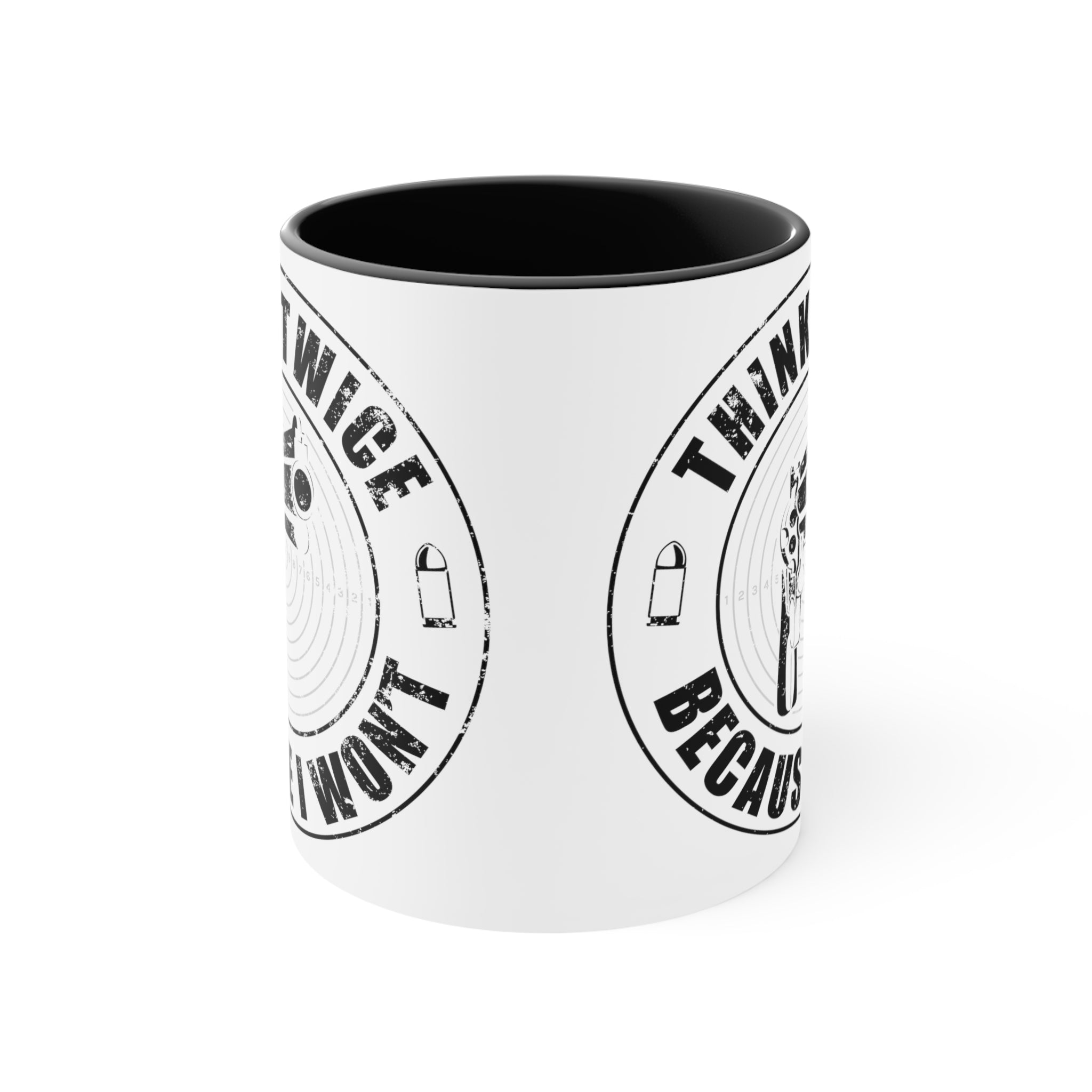 Think Twice Mug (2 sizes, 3 colors) - PatriotDepot.com