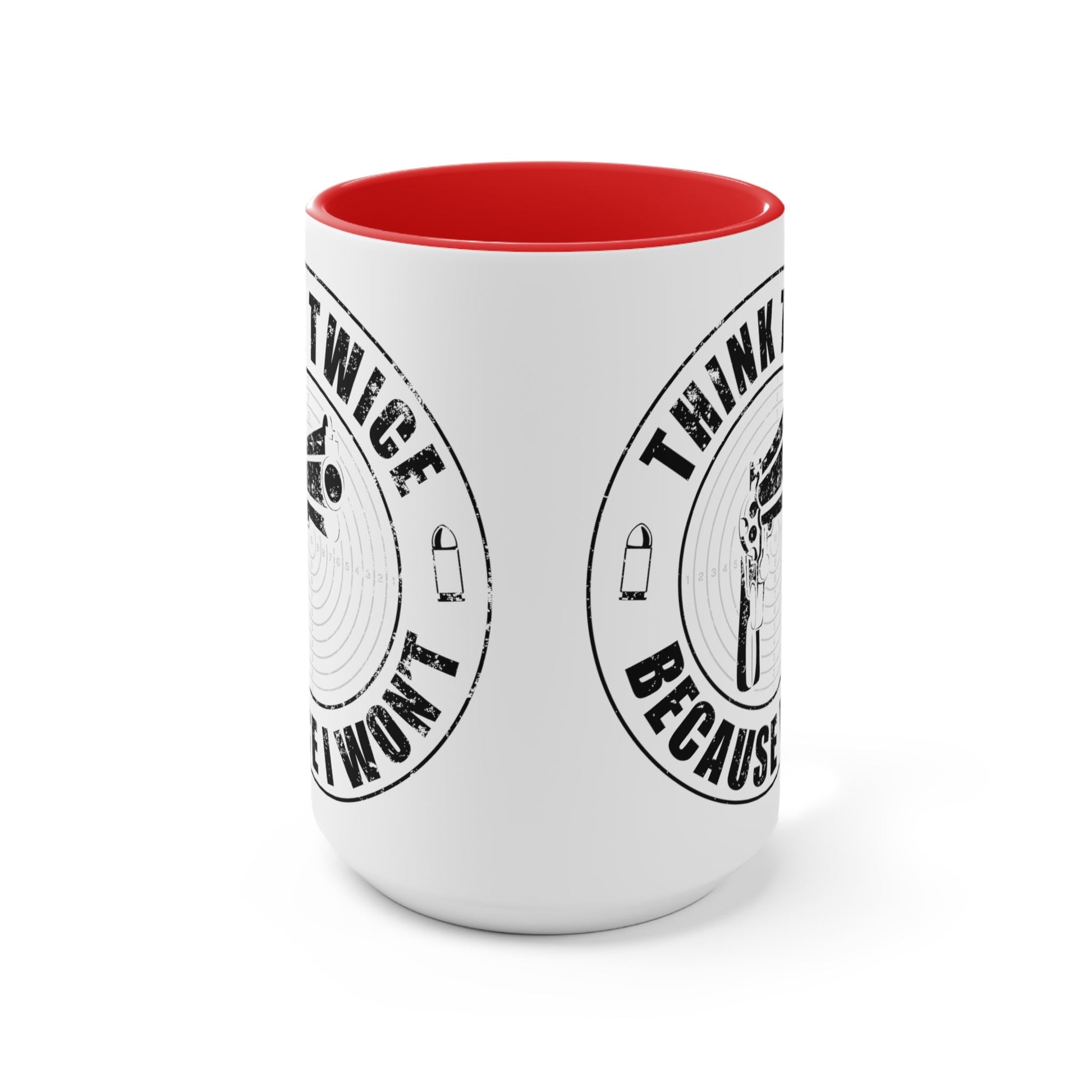 Think Twice Mug (2 sizes, 3 colors) - PatriotDepot.com