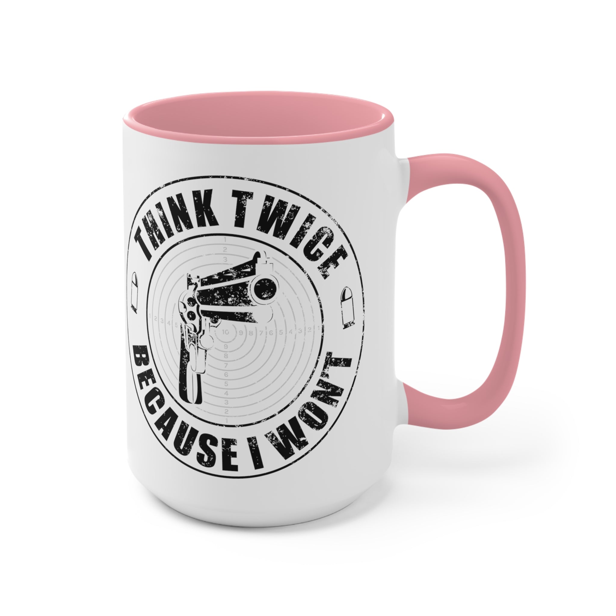 Think Twice Mug (2 sizes, 3 colors) - PatriotDepot.com
