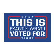 'This Is Exactly What I Voted For' Trump Car Magnet - PatriotDepot.com