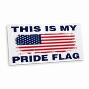This Is My Pride Flag Bumper Sticker - PatriotDepot.com