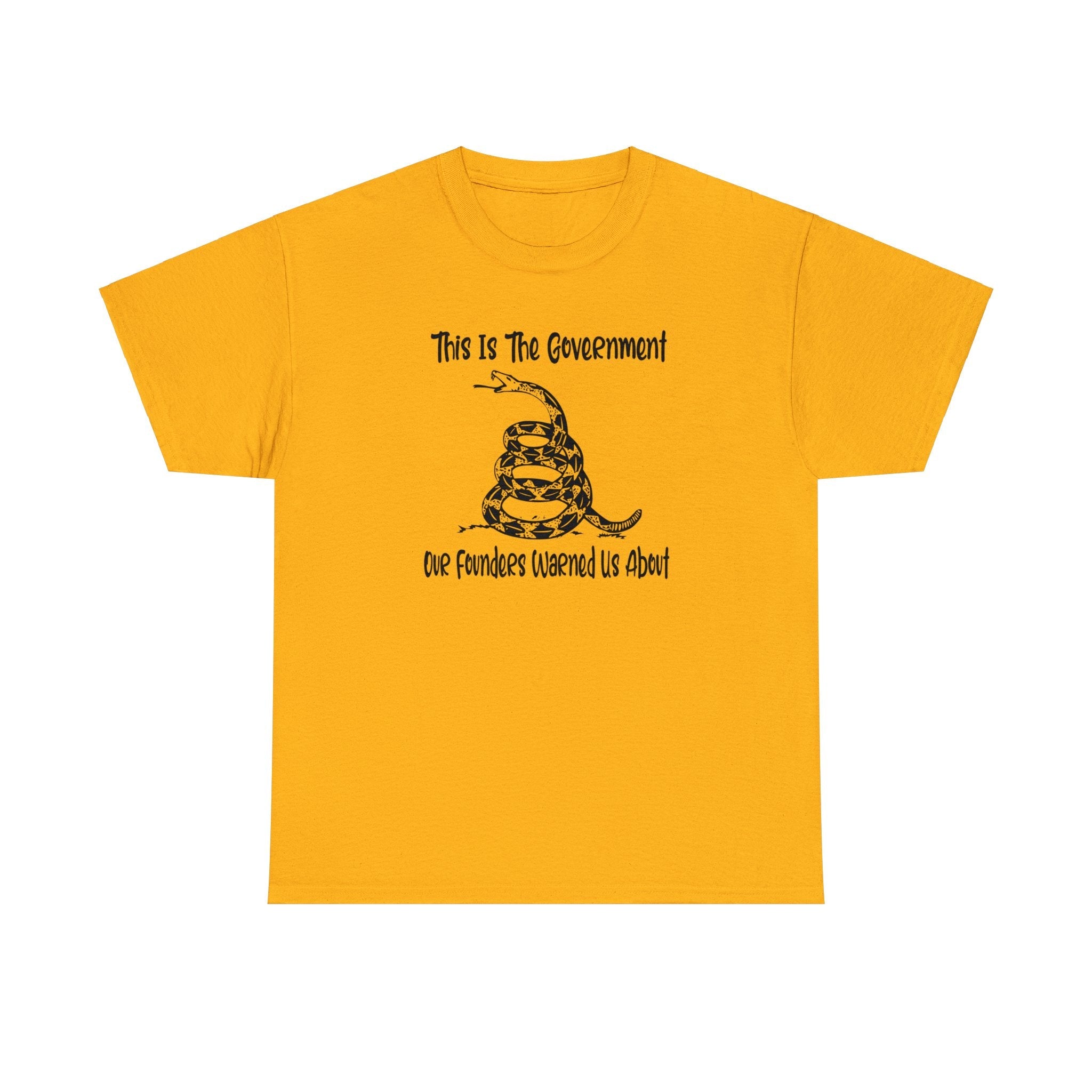 This Is The Govt Our Founders Warned Us About DTOM Unisex T-Shirt - PatriotDepot.com