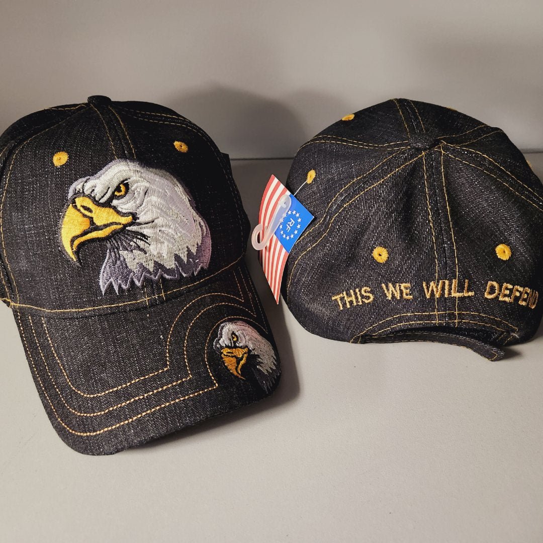 This We Will Defend American Eagle Embroidered Hat & Bill - PatriotDepot.com