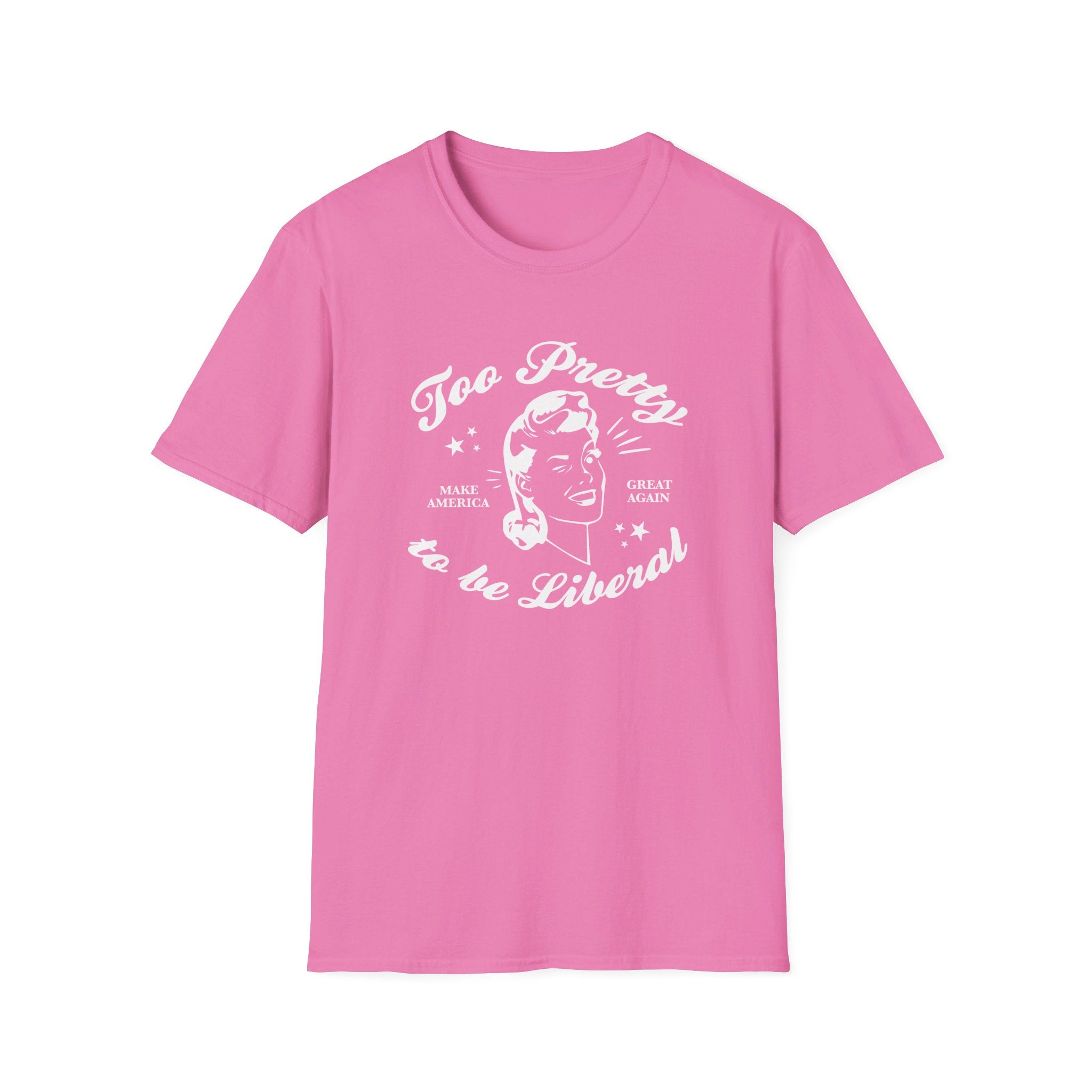 Too Pretty to be Liberal Women's T-Shirt - PatriotDepot.com