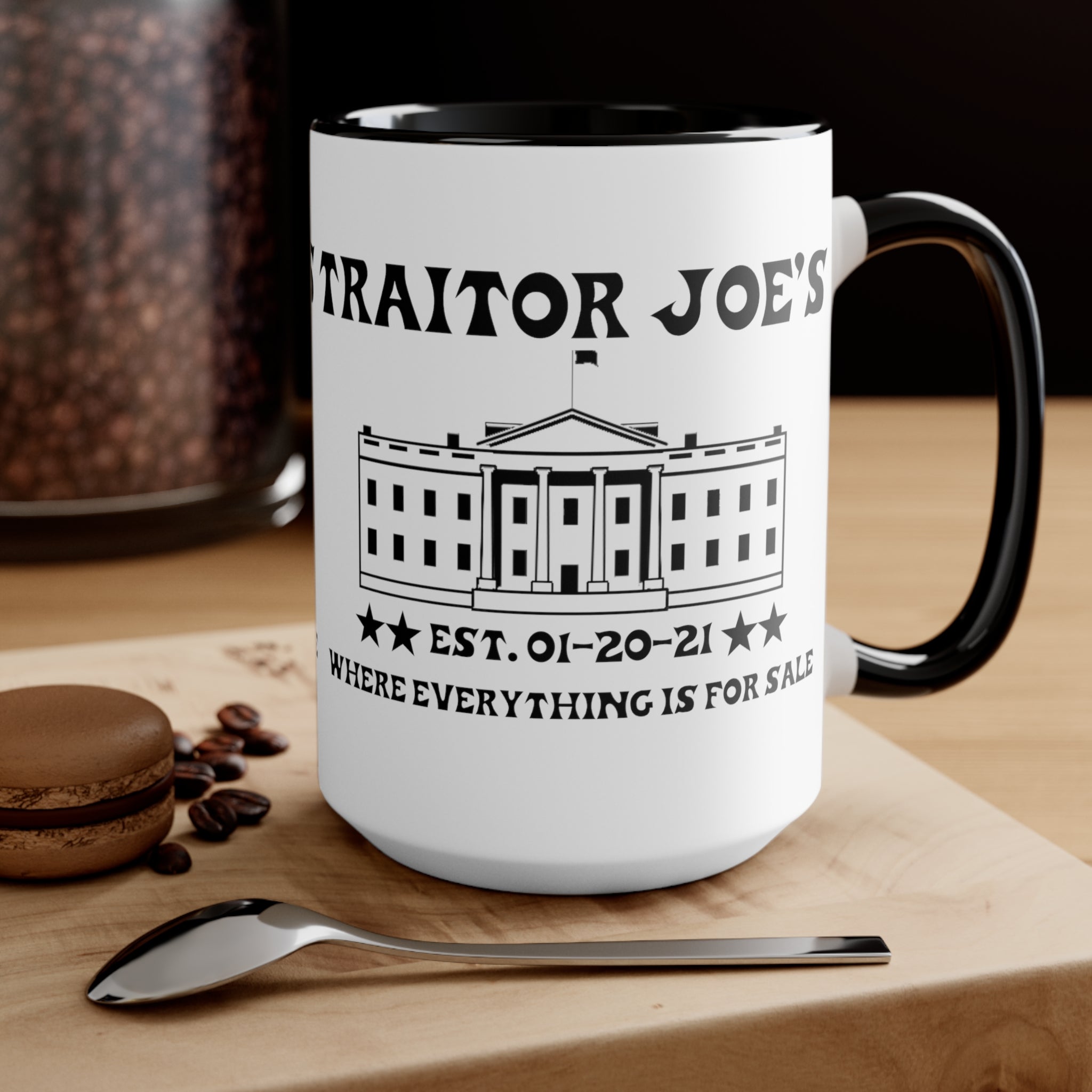 Traitor Joe's Mug (2 sizes, 3 colors) - PatriotDepot.com