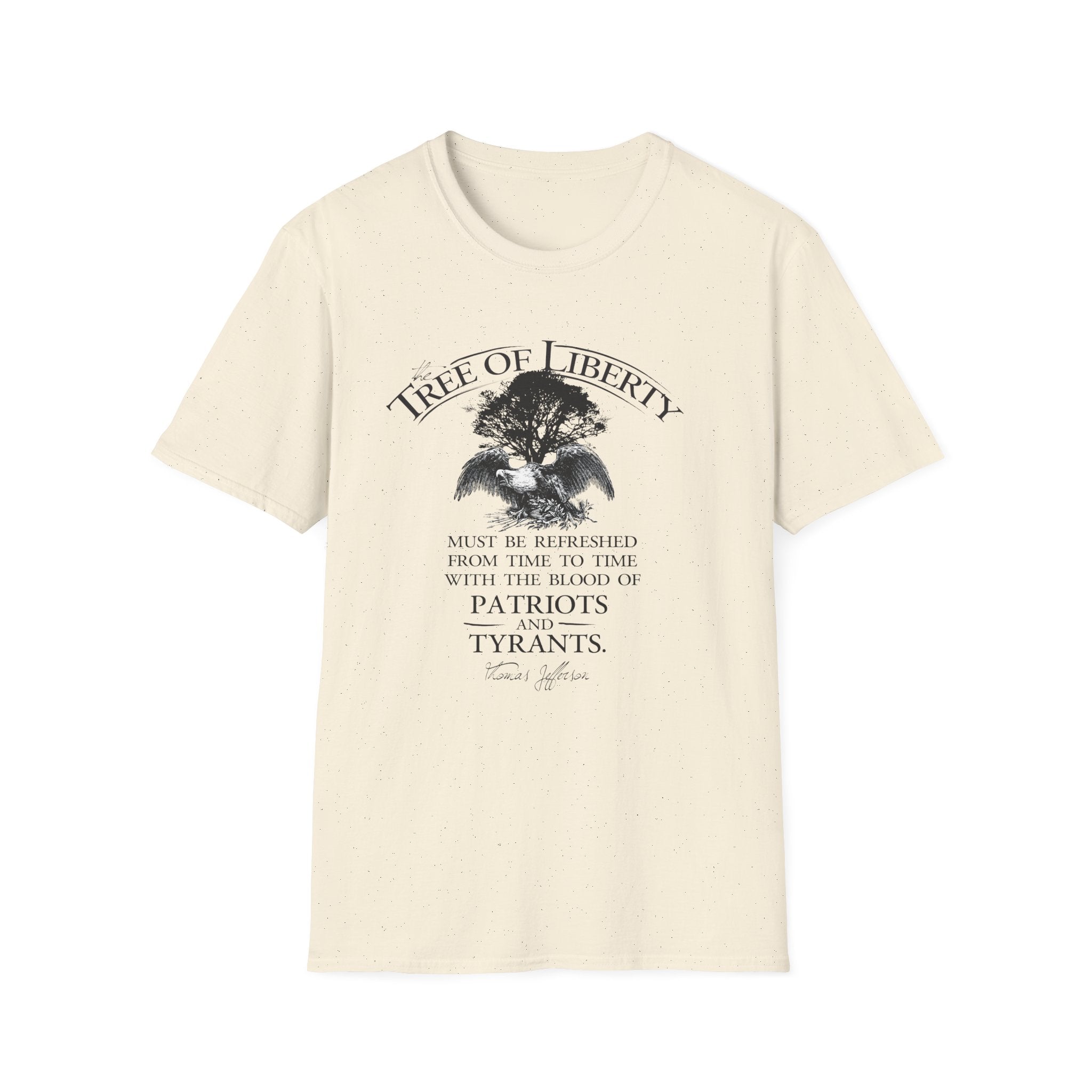 Tree of Liberty Lightweight T-Shirt - Patriotic Freedom Tee - PatriotDepot.com