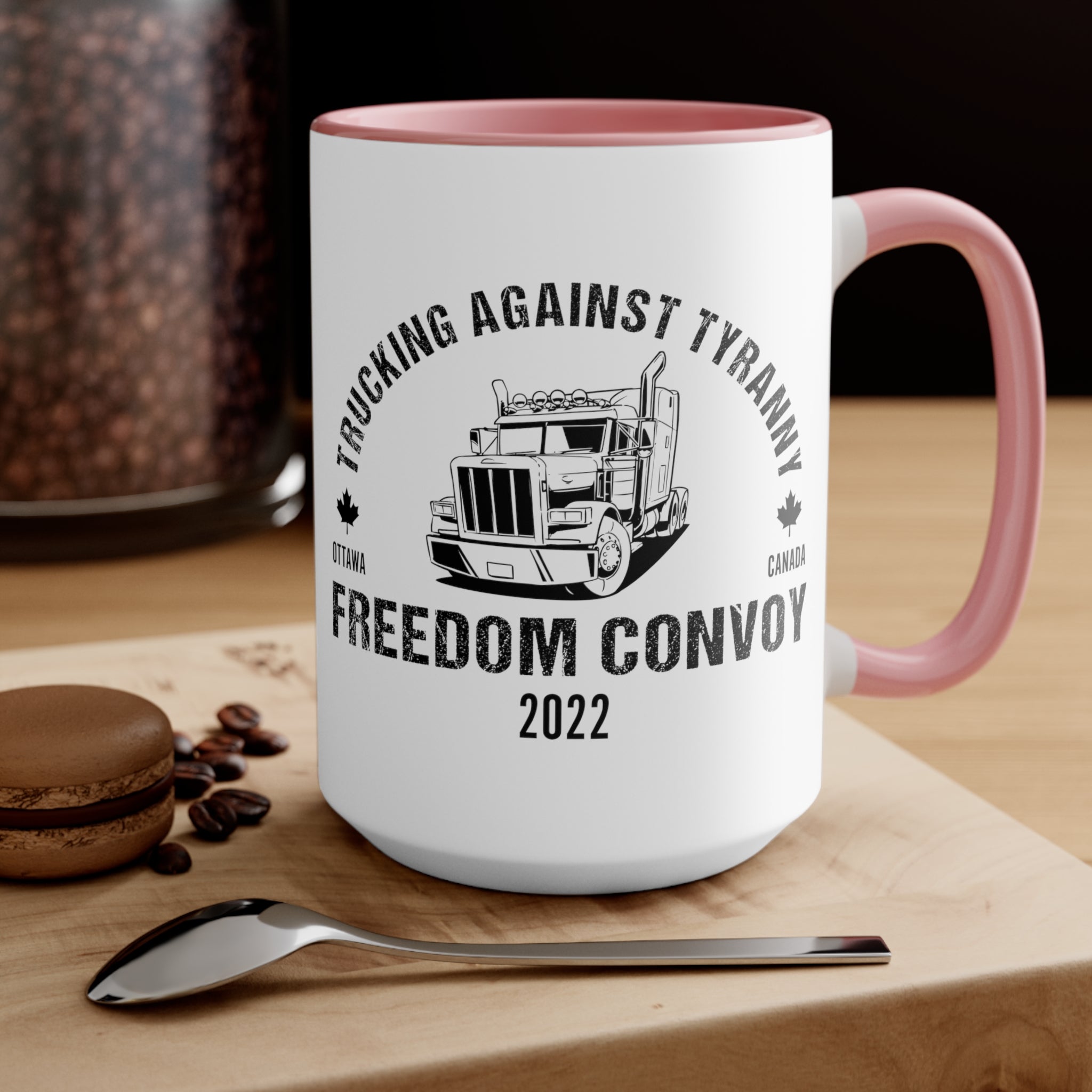 Trucking Against Tyranny Mug (2 Sizes, 3 Colors) - PatriotDepot.com