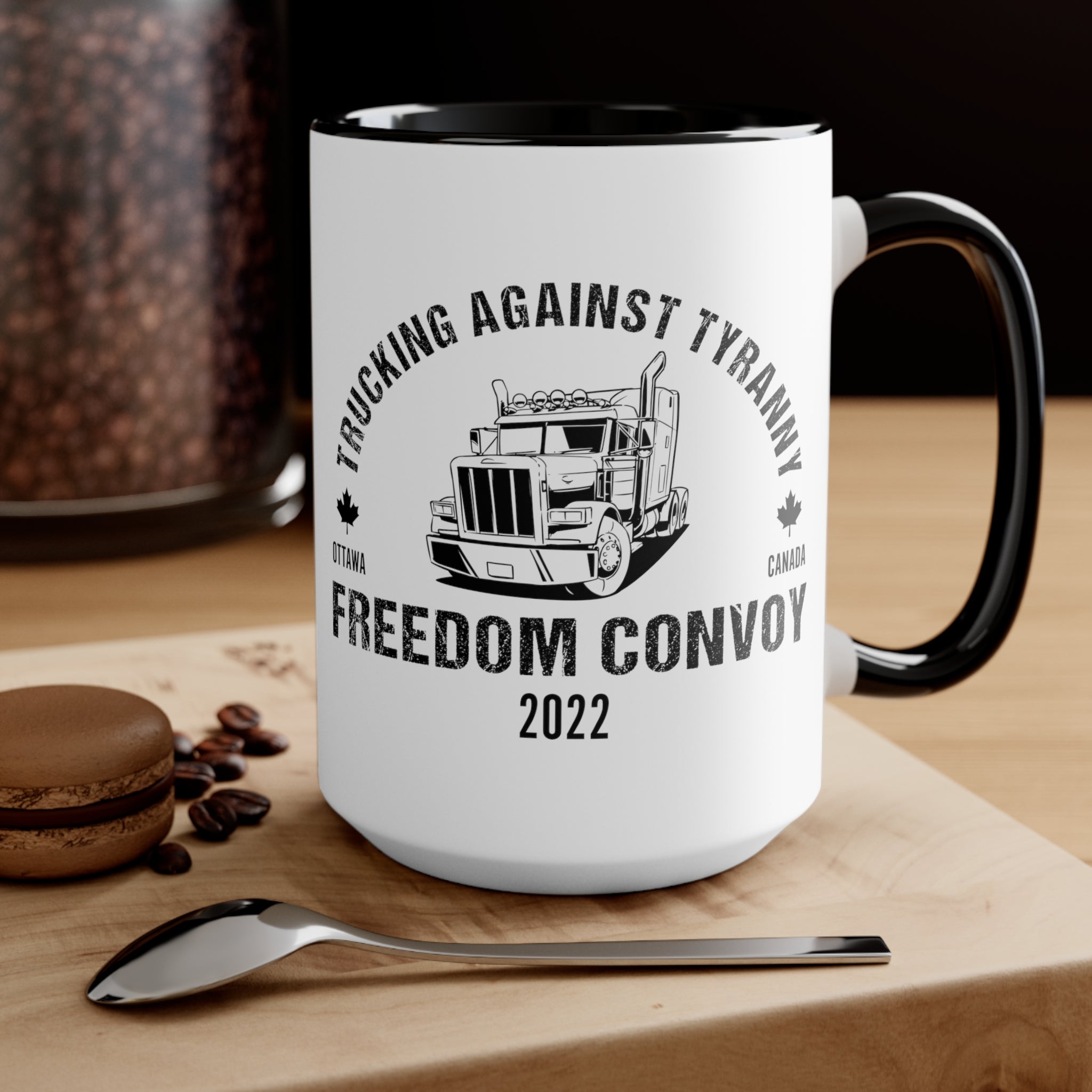 Trucking Against Tyranny Mug (2 Sizes, 3 Colors) - PatriotDepot.com