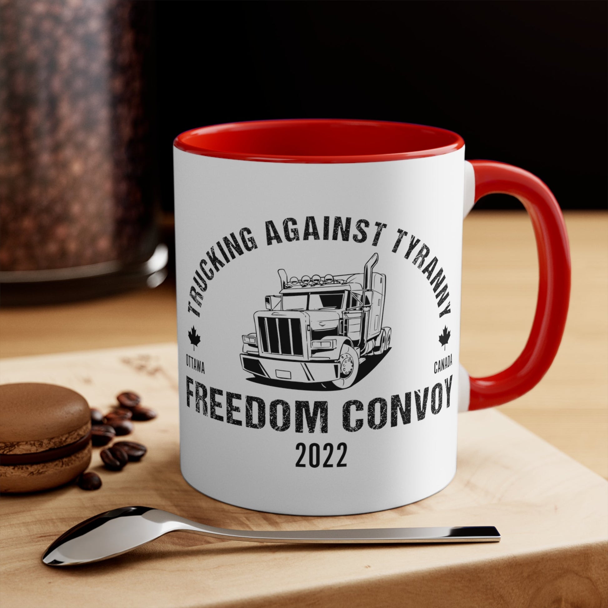 Trucking Against Tyranny Mug (2 Sizes, 3 Colors) - PatriotDepot.com
