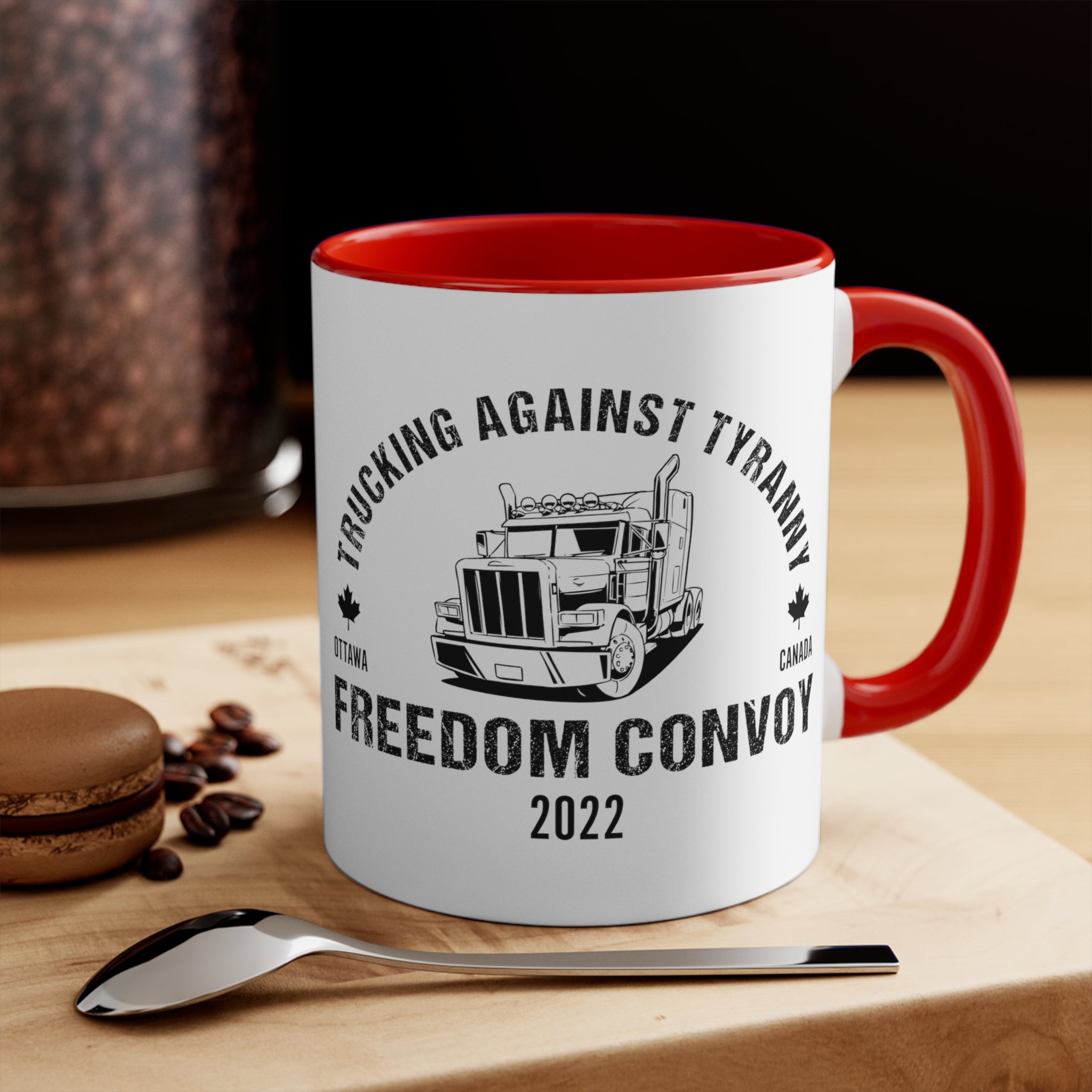 Trucking Against Tyranny Mug (2 Sizes, 3 Colors) - PatriotDepot.com