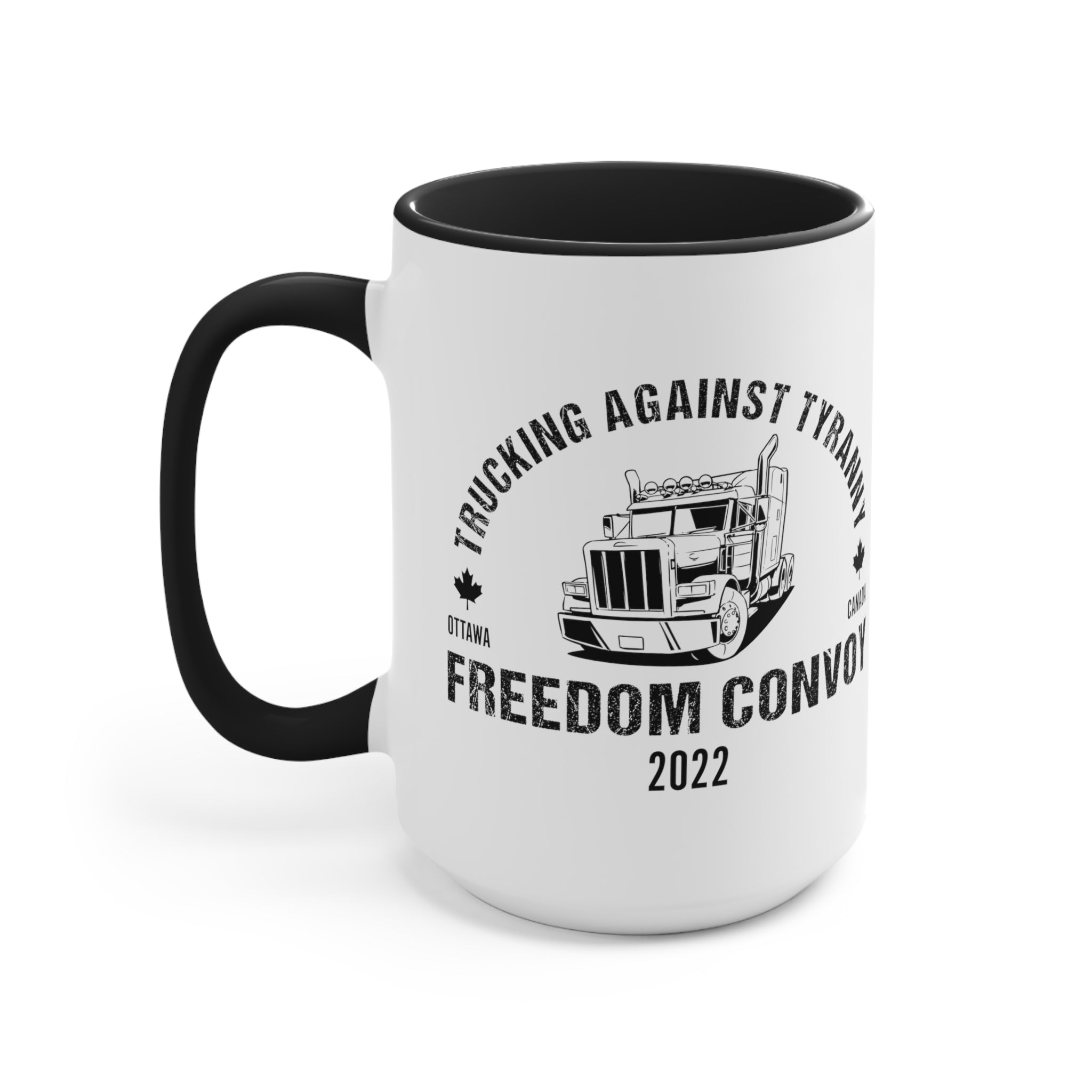 Trucking Against Tyranny Mug (2 Sizes, 3 Colors) - PatriotDepot.com