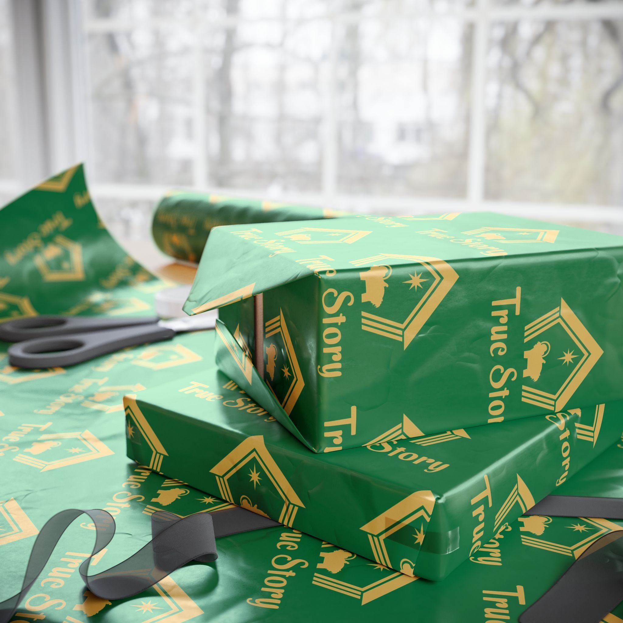 'True Story' Custom Wrapping Paper Roll - PatriotDepot.com