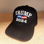 Trump 2024 Custom Embroidered Hat (Black) - PatriotDepot.com
