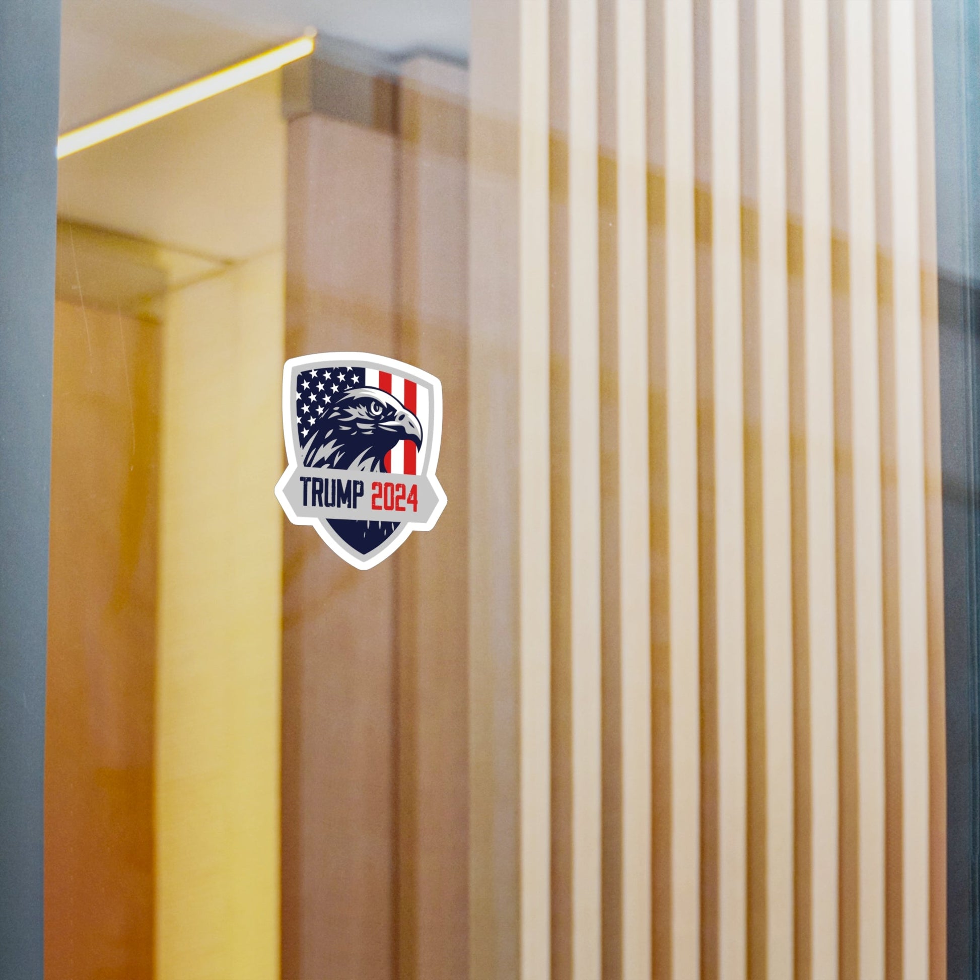 Trump 2024 Eagle Shield Die - cut Sticker (4 Sizes) - PatriotDepot.com