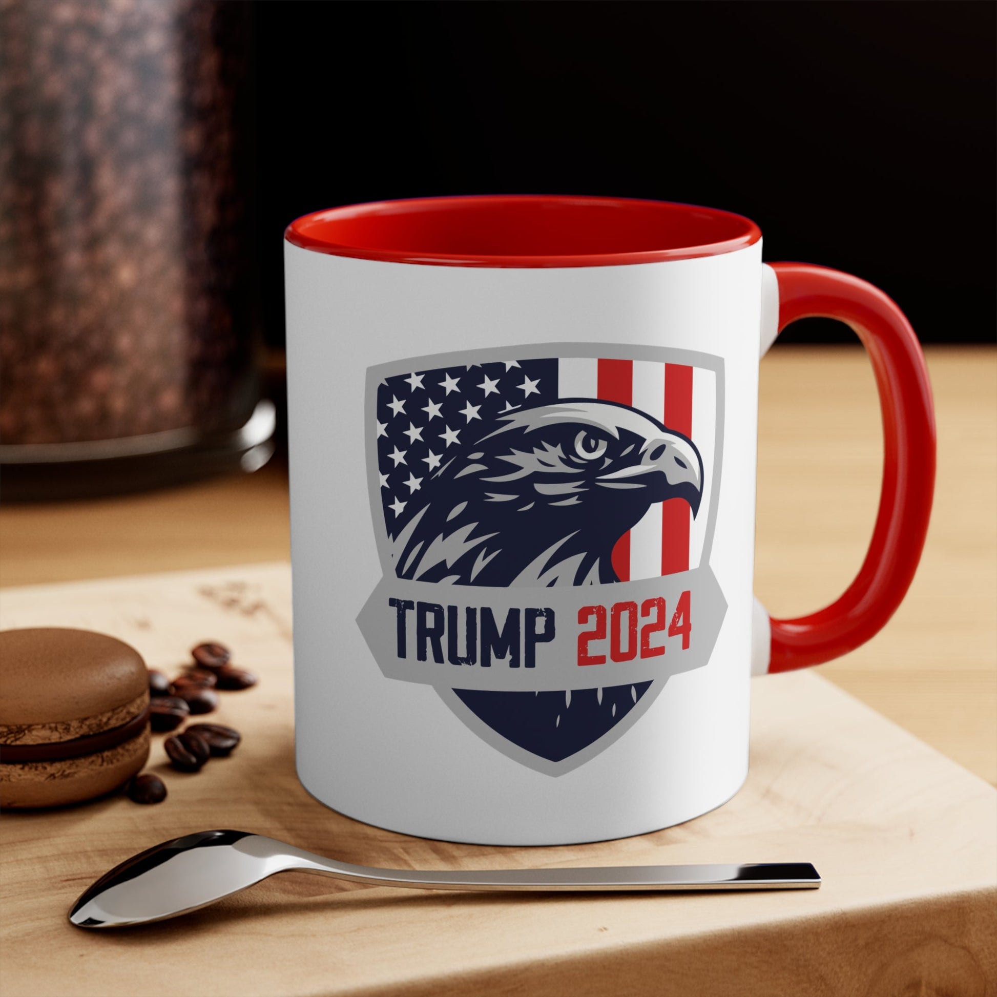 Trump 2024 Eagle Shield Mug (3 Colors, 2 Sizes) - PatriotDepot.com
