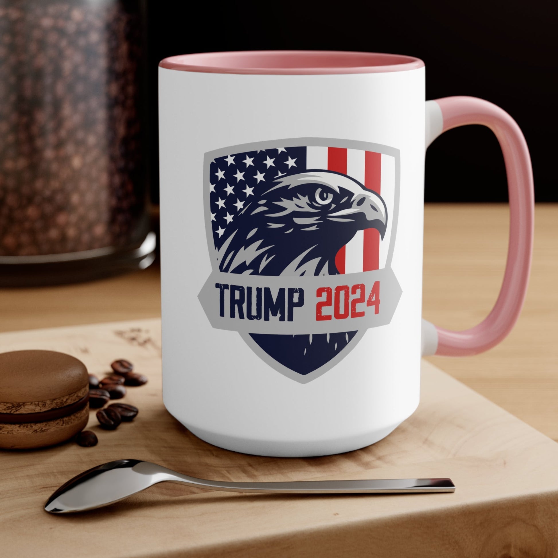 Trump 2024 Eagle Shield Mug (3 Colors, 2 Sizes) - PatriotDepot.com