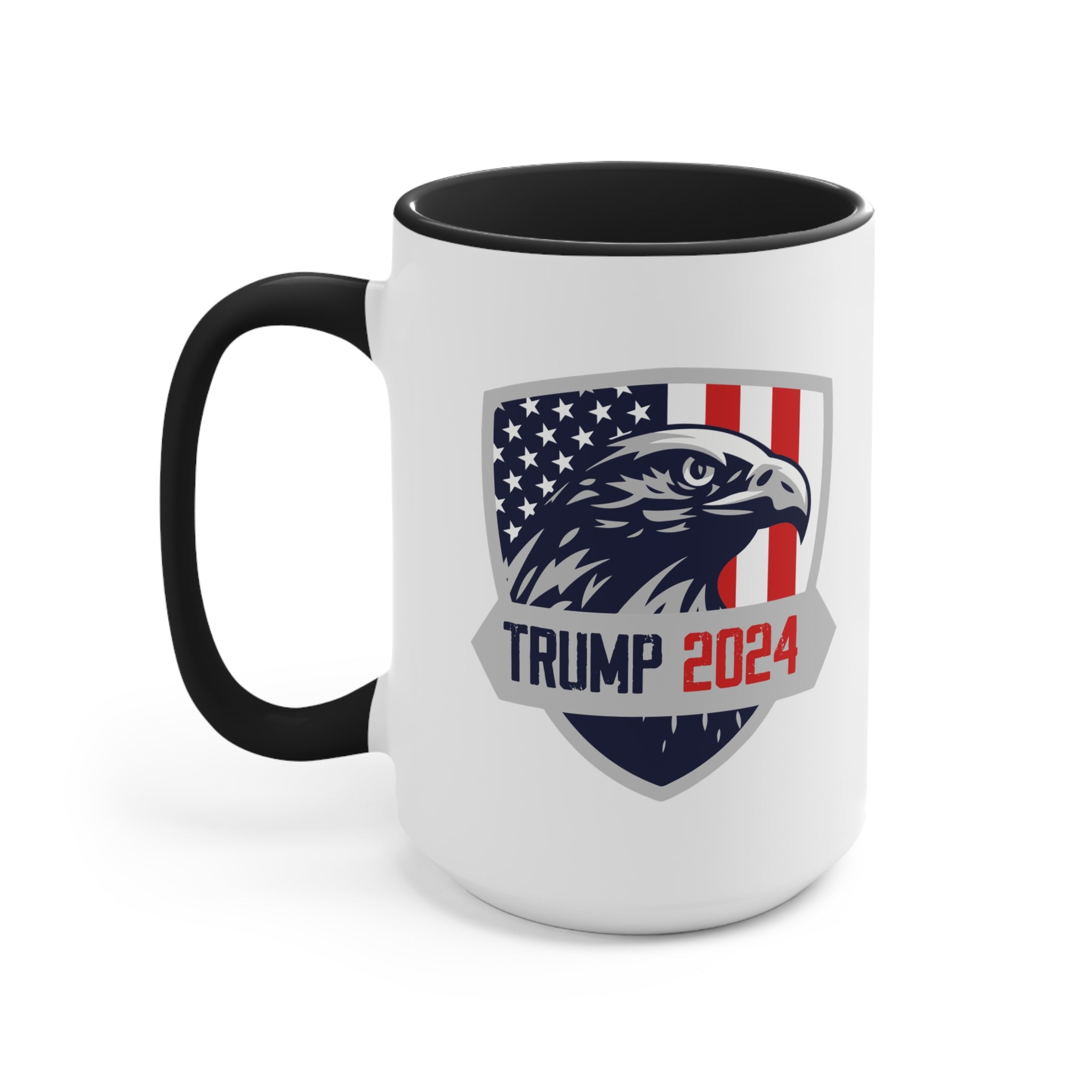 Trump 2024 Eagle Shield Mug (3 Colors, 2 Sizes) - PatriotDepot.com