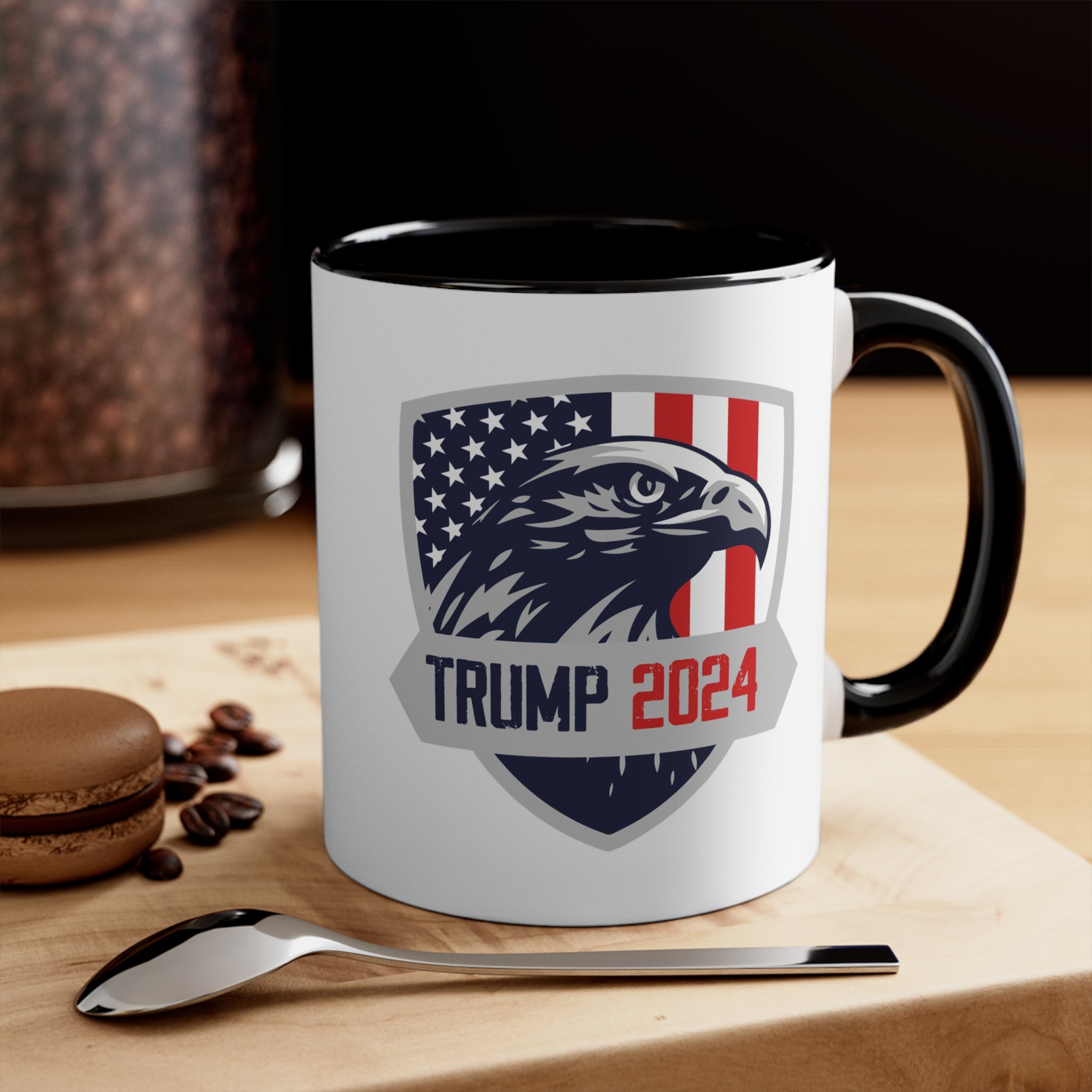 Trump 2024 Eagle Shield Mug (3 Colors, 2 Sizes) - PatriotDepot.com