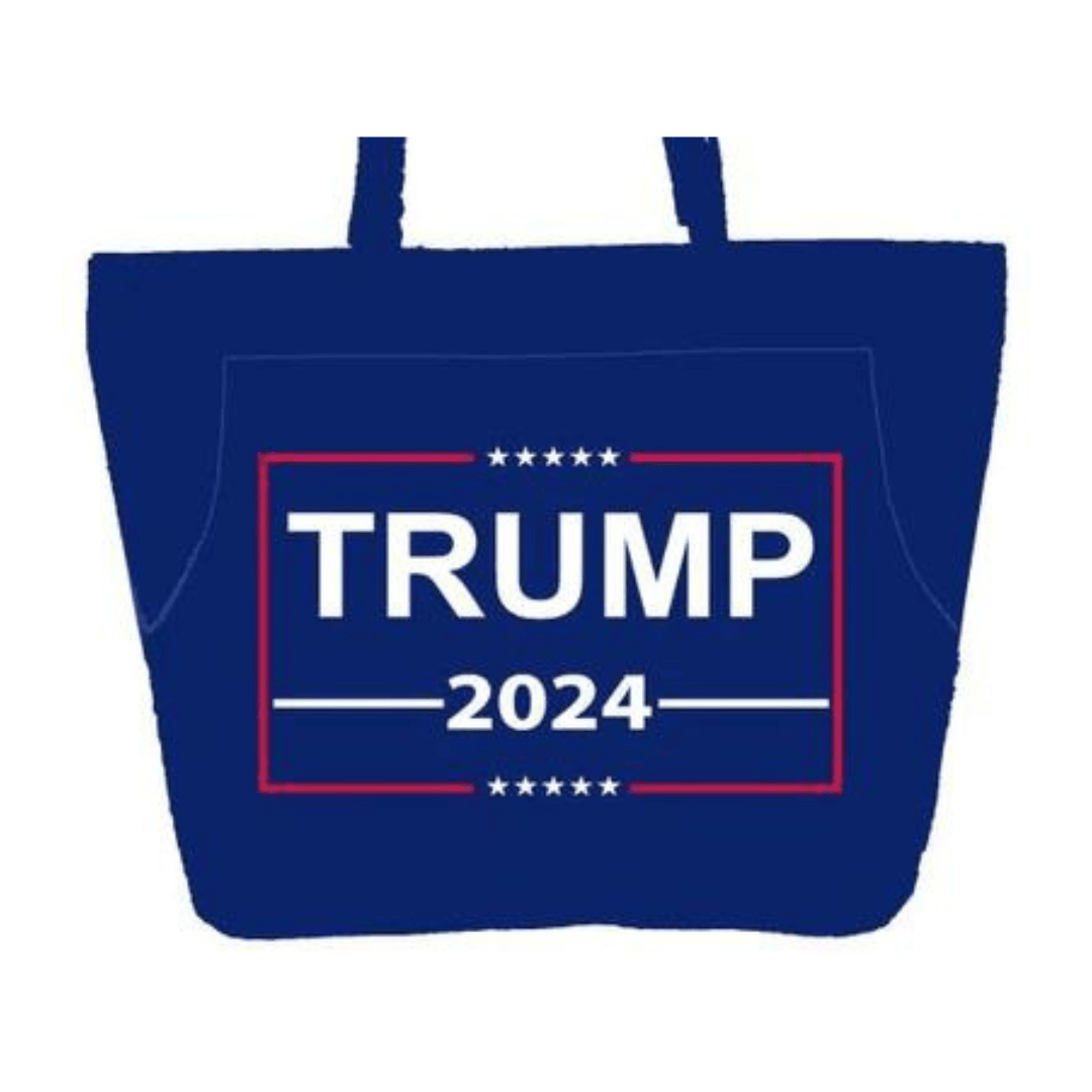 Trump 2024 Embroidered Heavy Duty Tote Bag - PatriotDepot.com