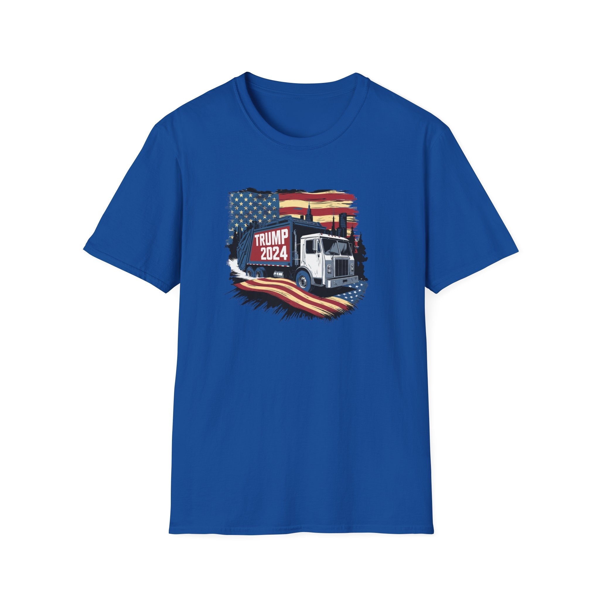 Trump 2024 Garbage Truck T-Shirt - PatriotDepot.com
