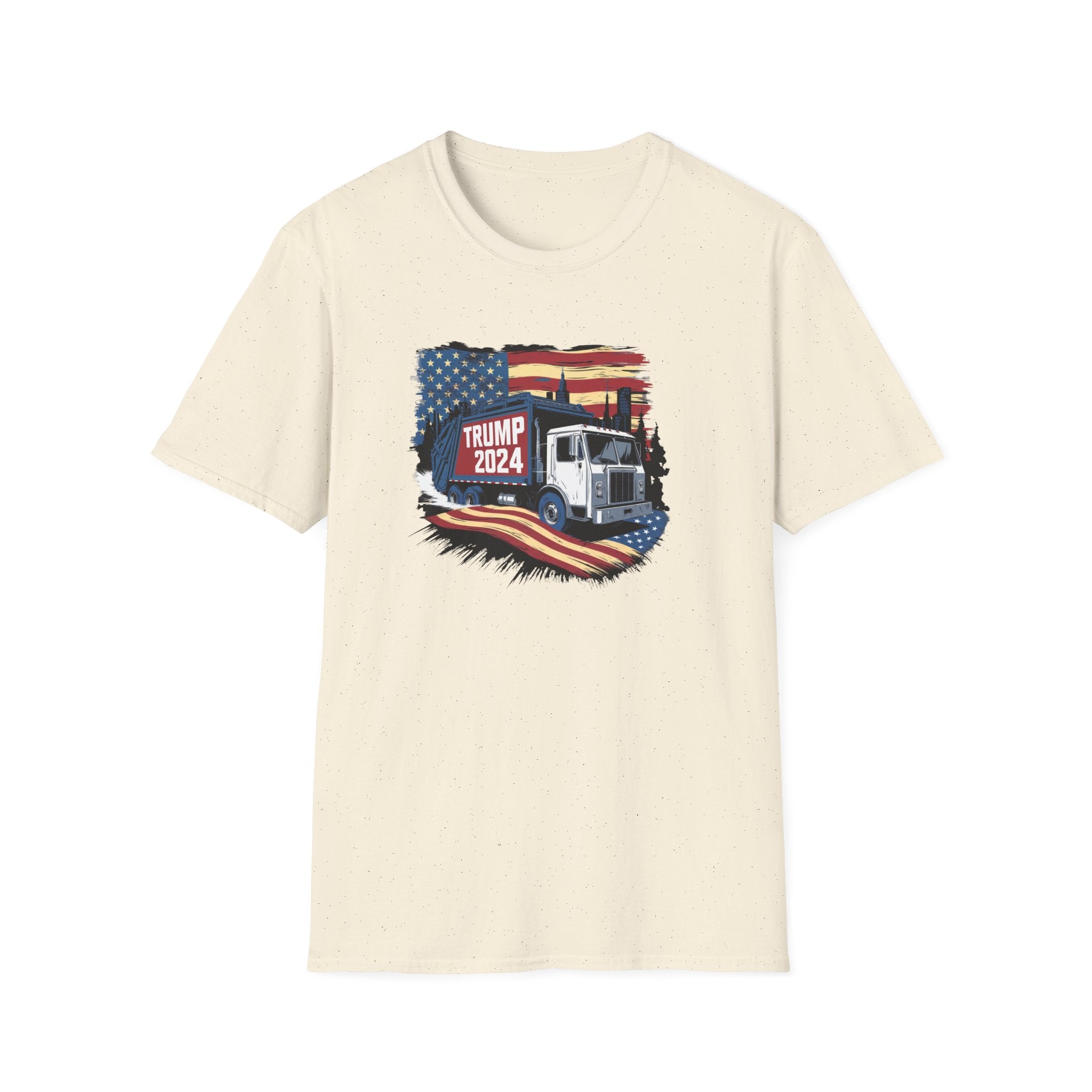 Trump 2024 Garbage Truck T-Shirt - PatriotDepot.com