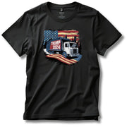 Trump 2024 Garbage Truck T-Shirt - PatriotDepot.com